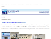 Tablet Screenshot of anchoragehouseboats.com.au